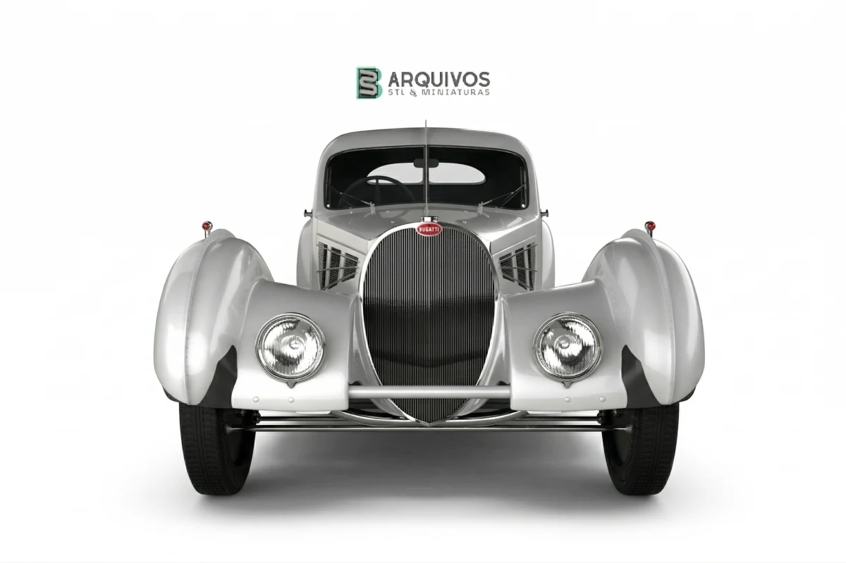 Modelo 3D STL - Bugatti Type 57SC Atlantic 1936 — foto 4